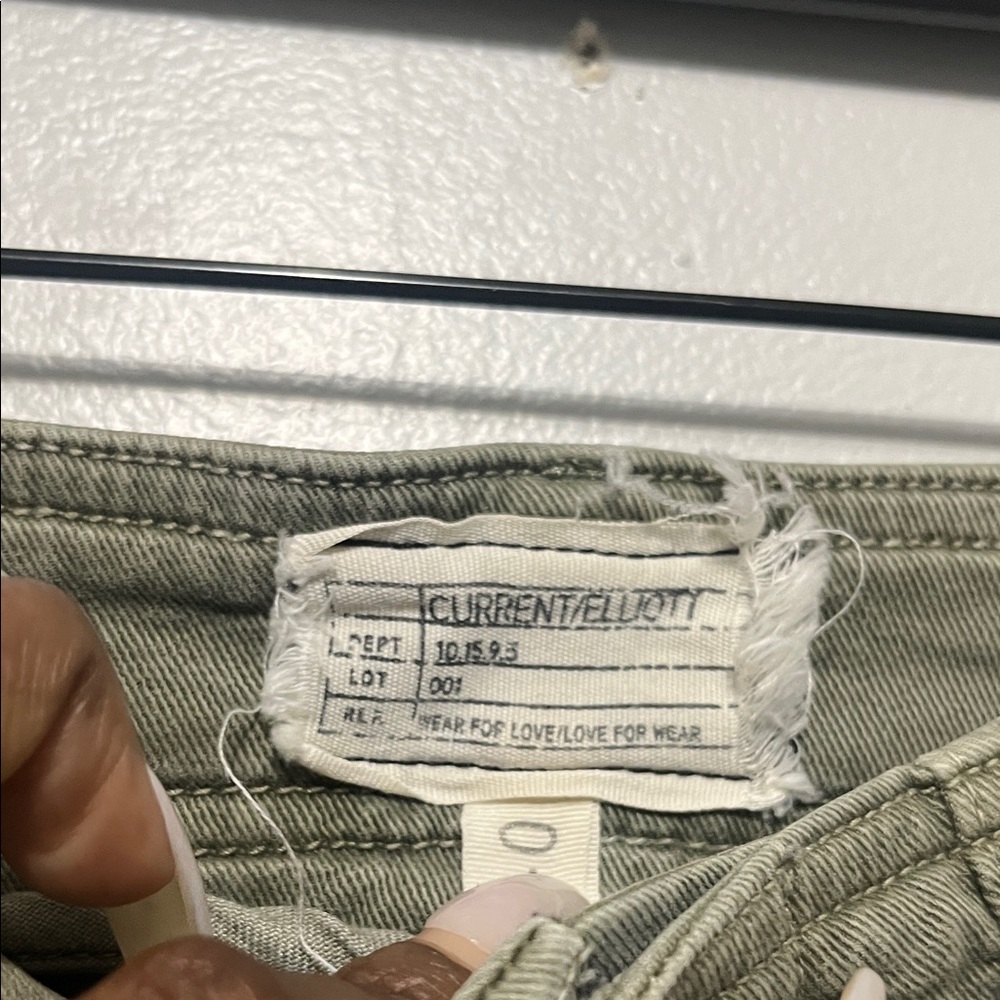 Current/Elliott Olive Skinny Jeans - Picture 2 of 4
